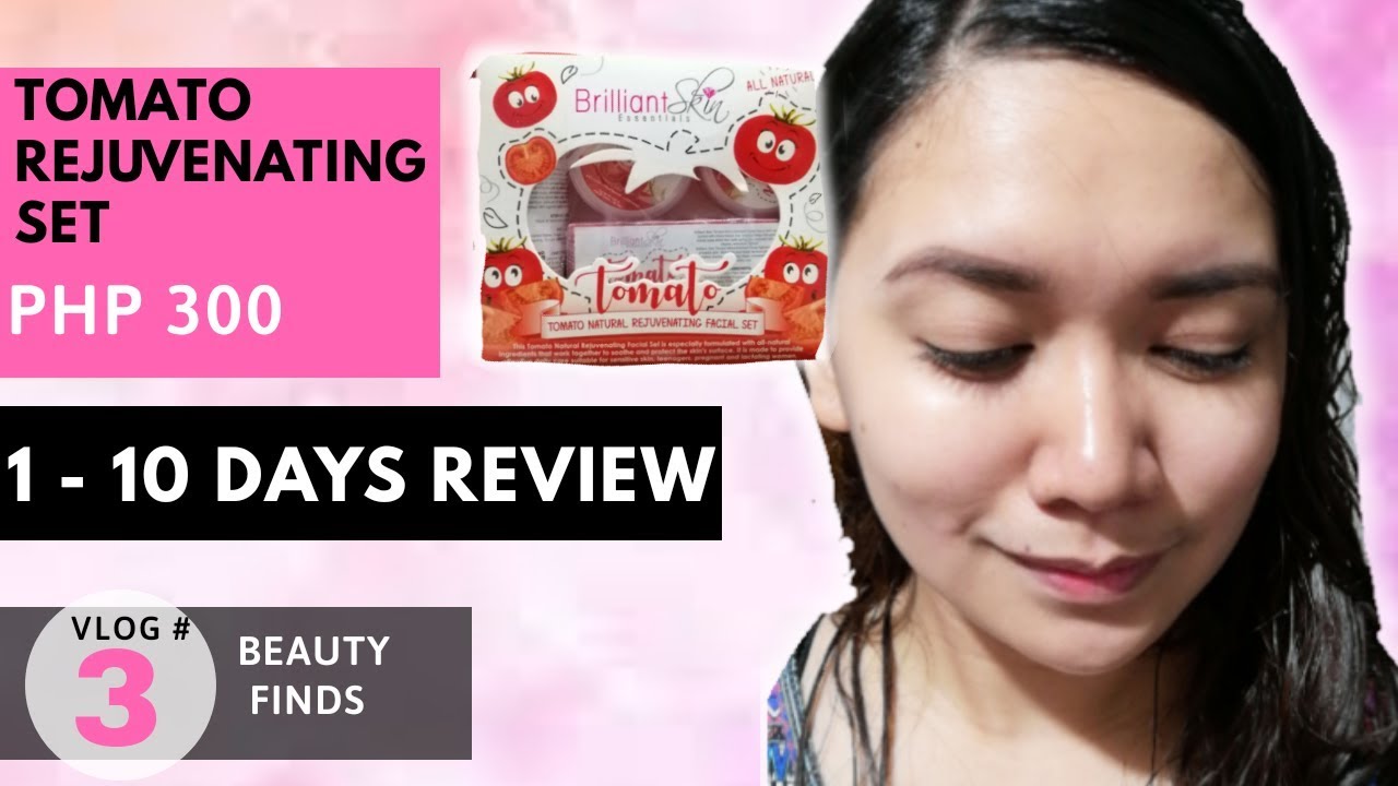 Tomato Rejuvenating Set by Brilliant Skin Essentials ( 1-10 days Review)