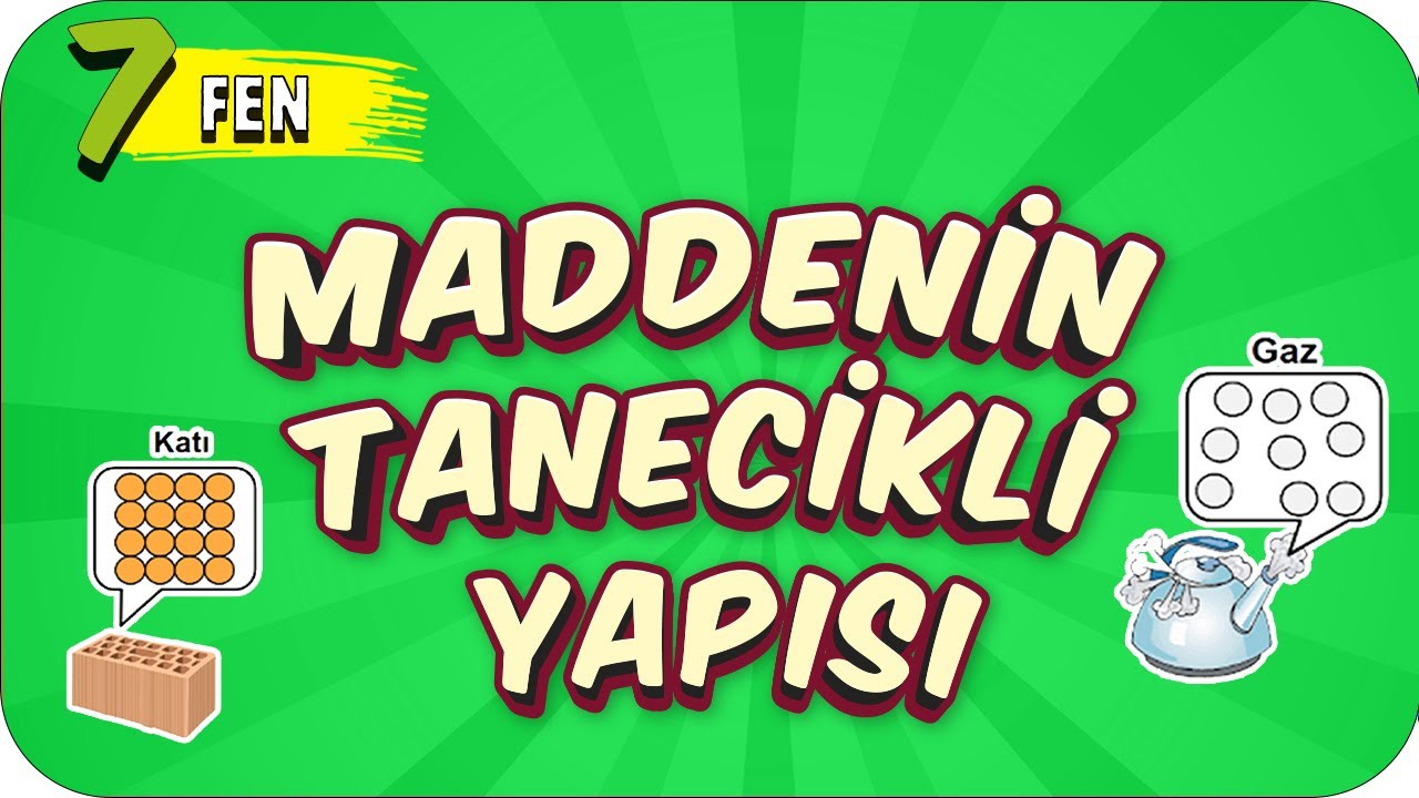 7. Sınıf Fen: Maddenin Tanecikli Yapısı #2022