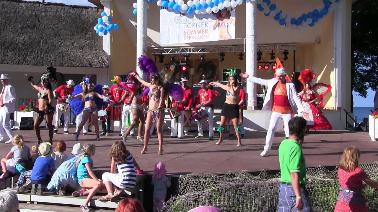 Sambaschule Mariposa - live on stage - Sommerspektakel K&uuml;hlungsborn 2015