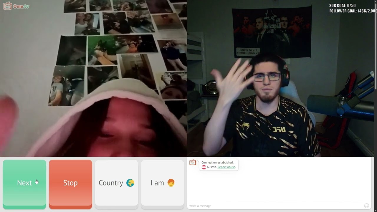 Ислам Махачев пугает злодея на Omegle