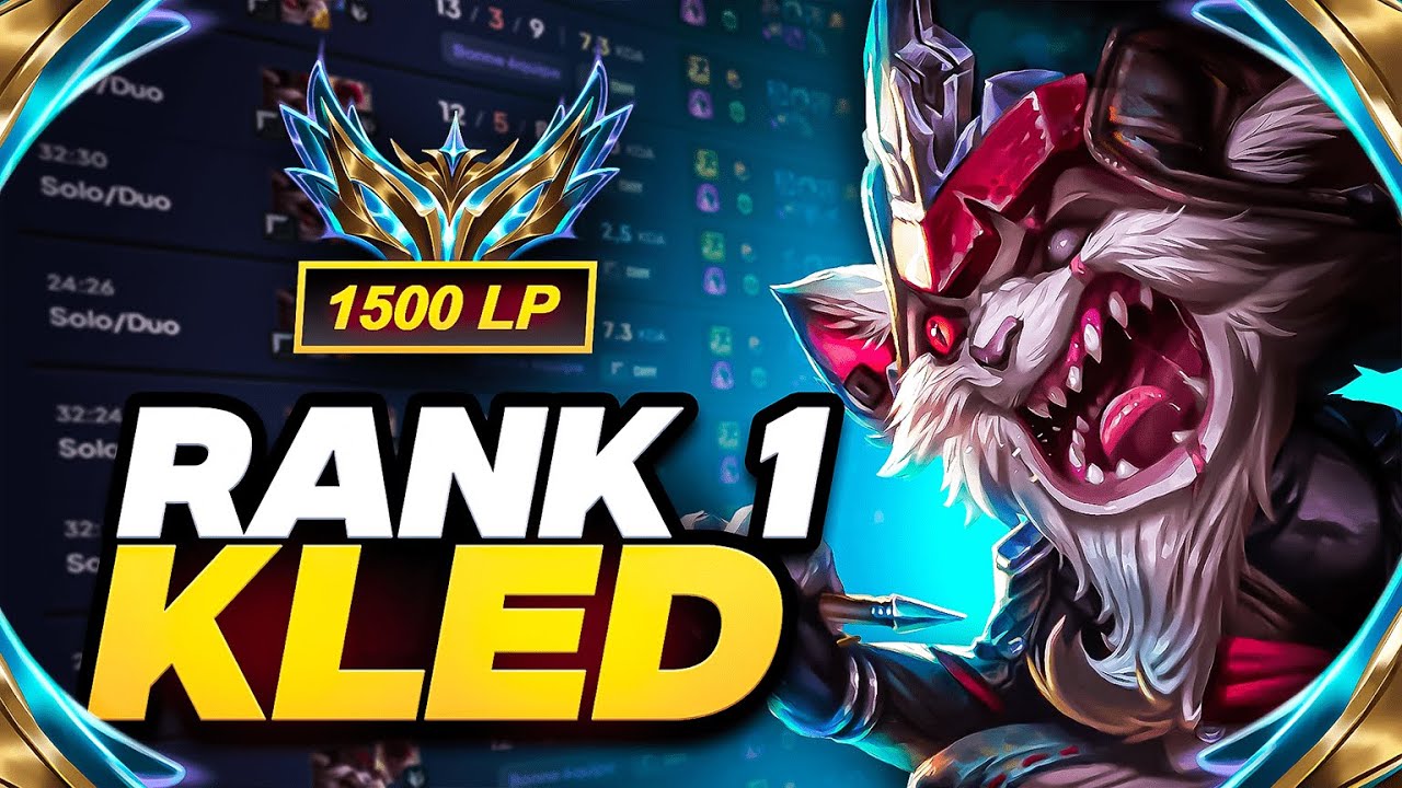 Le RANK 1 KLED ATOMISE LE LADDER EN CHALLENGER ! (ANALYSE / REVIEW)