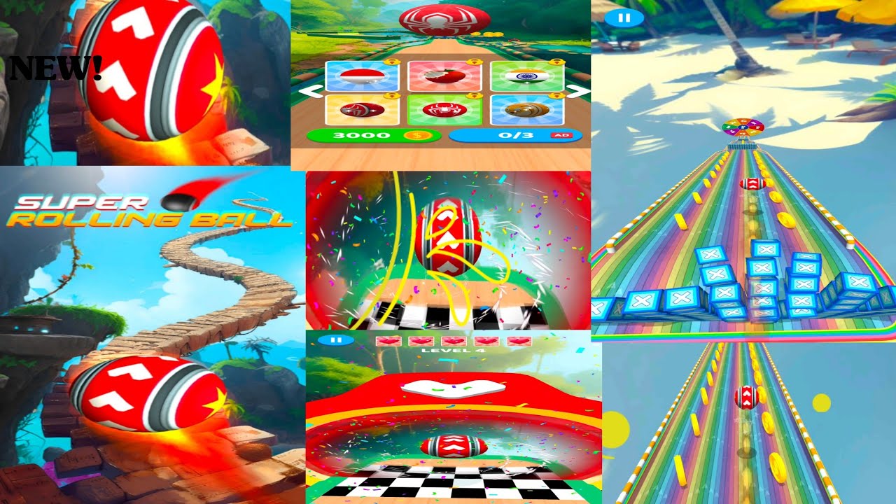 3d super Rolling Ball Level 4 - 17 #3dballgame #rollingball #games #gameplay #ball