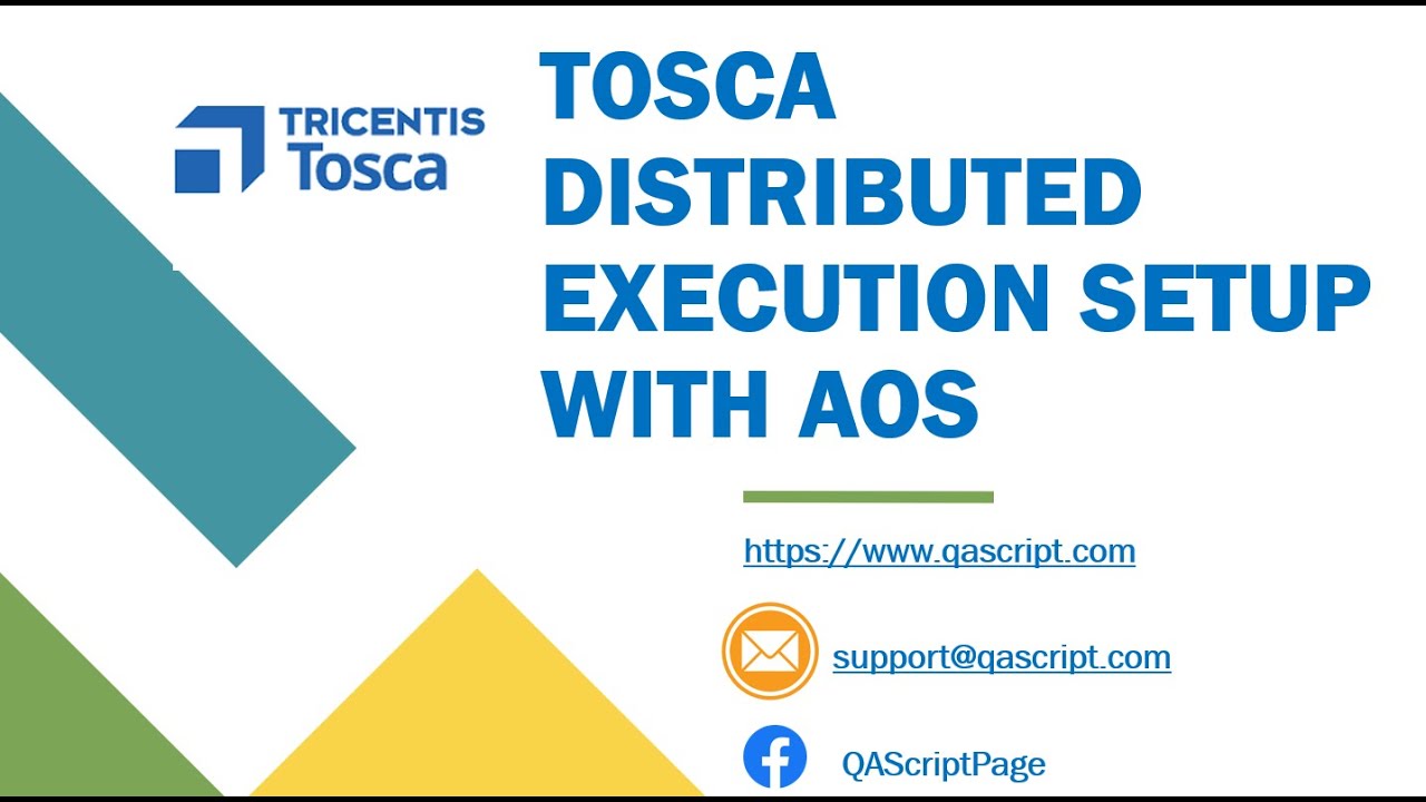 Tosca Tutorial | Lesson 152 - Tosca Distributed Execution Setup with AOS | DEX Agents| Test Events |