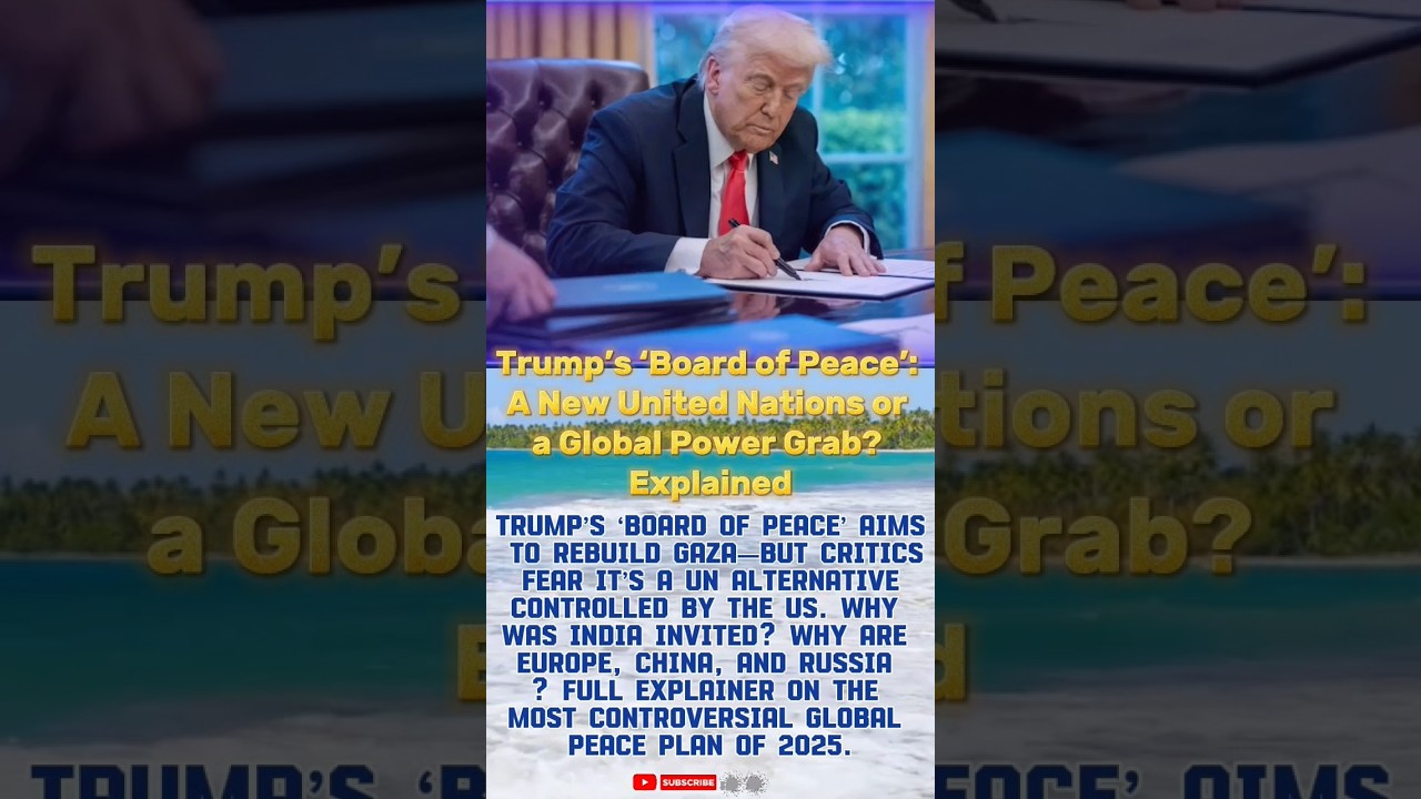 Trump Invites India to Gaza ‘Board of Peace’ as UN Fears Grow!