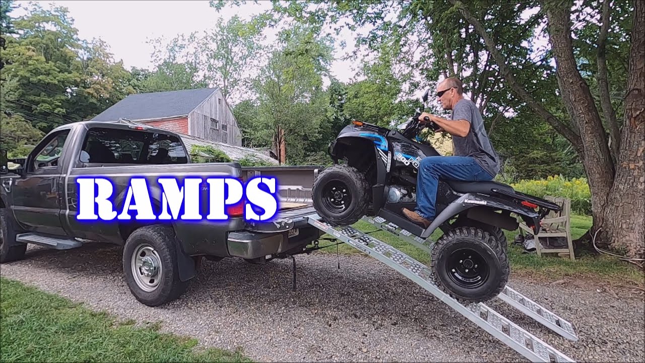 🚩🚩REESE EXPLORE 94-in Arched Aluminum Loading Ramp | Kawasaki Brute Force 300 ATV