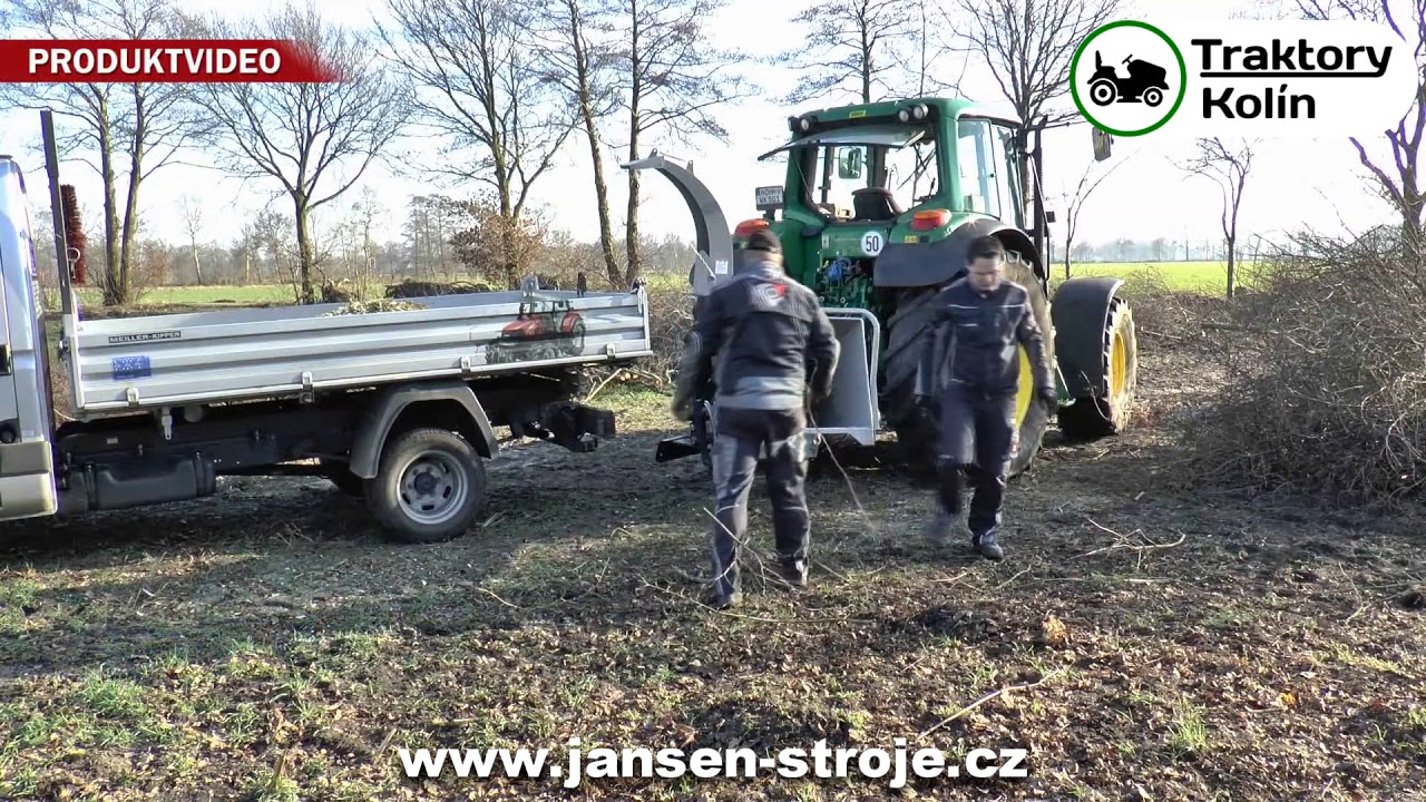 Štěpkovač, drtič Jansen BX-62RS - Traktory Kolín | www.nejlevnejsitraktory.cz