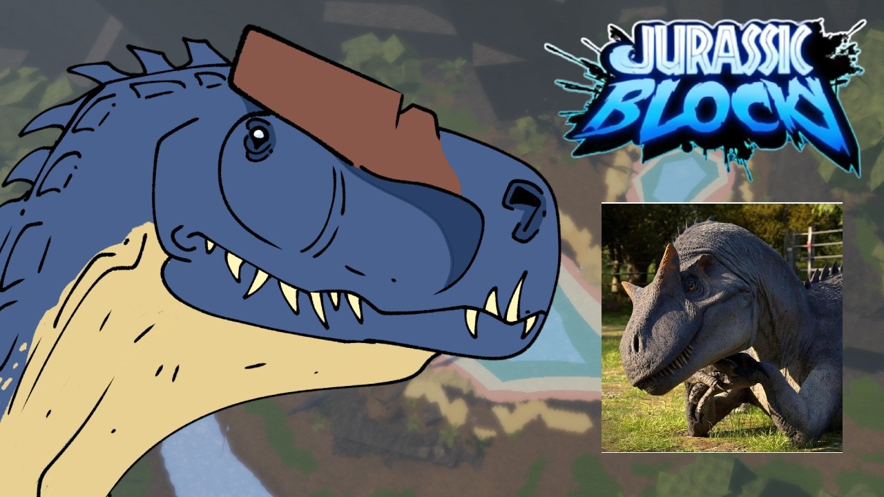 NOVO ALLOSSAURUS !!! / JURASSIC BLOCKY (ROBLOX)