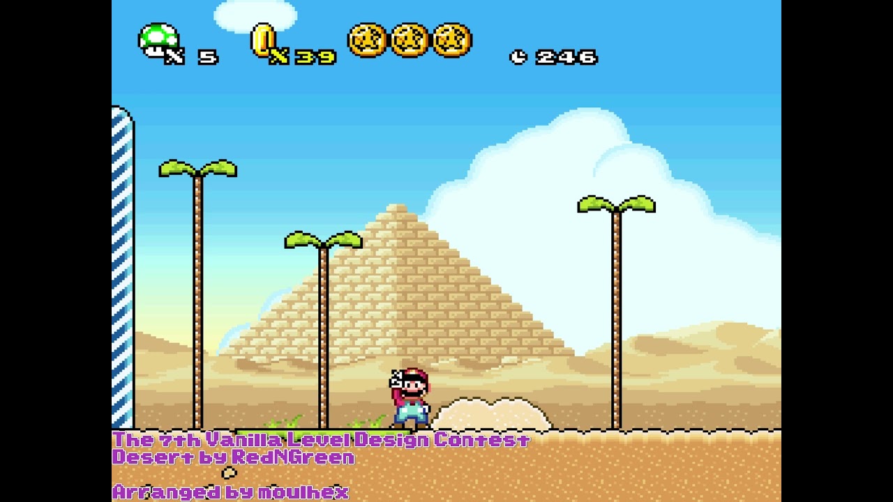 The 7th Vanilla Level Design Contest - Desert [SMW Custom Music ReMiX]