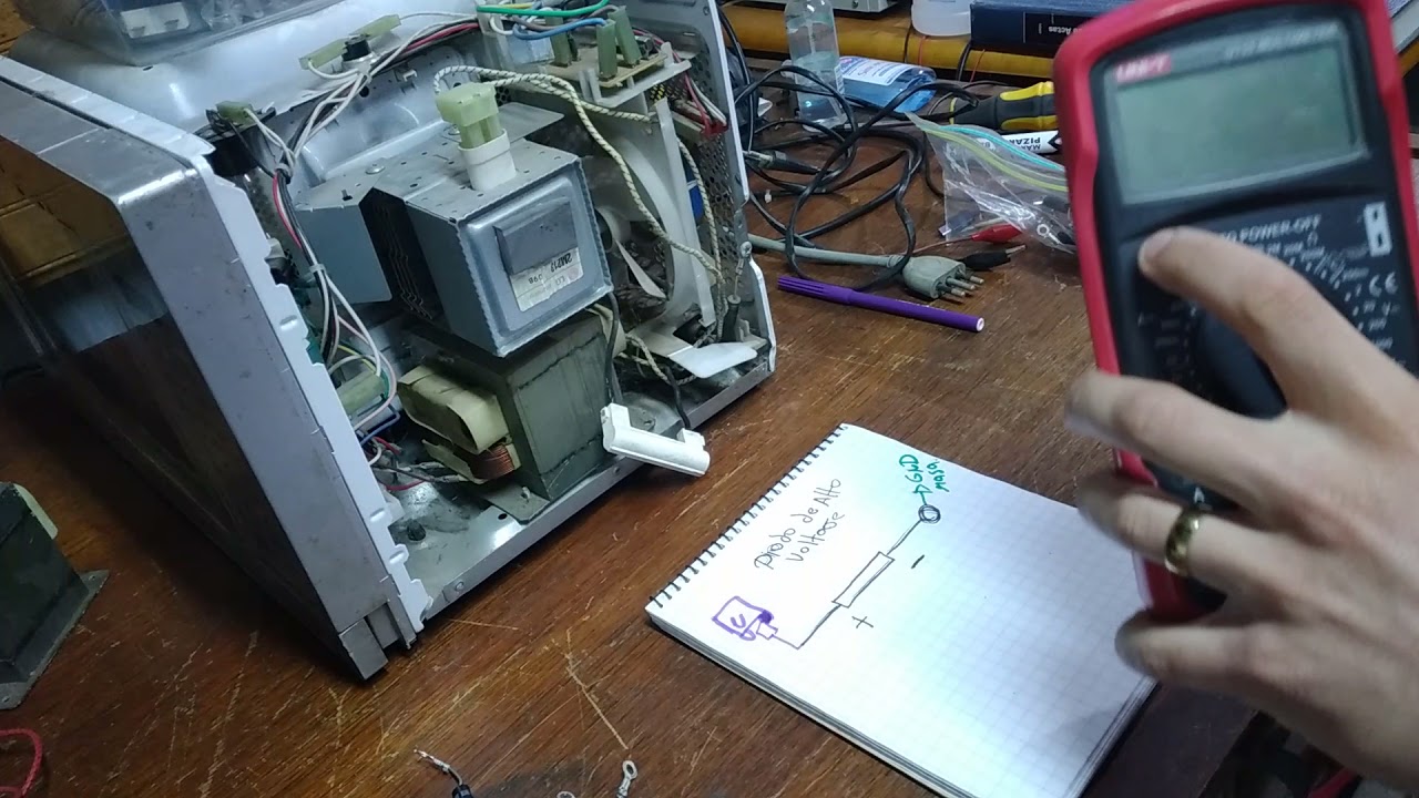 CURSO HORNO DE MICROONDAS VIDEO 7 EL DIODO H.V