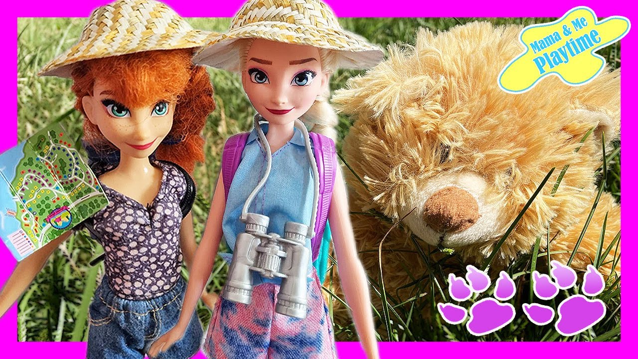 Going On A Bear Hunt with Elsa and Anna | Disney Frozen!