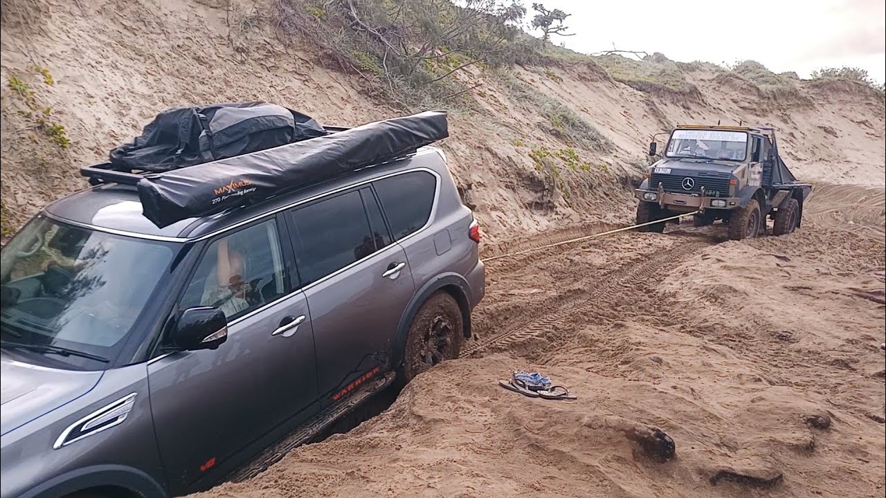 Ngkala Mud vs Cruiser, Patrol, Ram & MOG. Which does it better??? Fraser Island fun on NYDay. Part 8