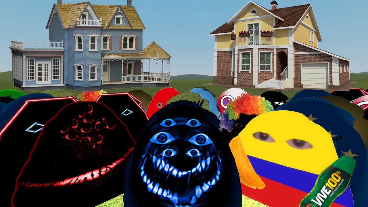 Angry Munci Family Vs Houses In Garry's Mod! (Park 43)