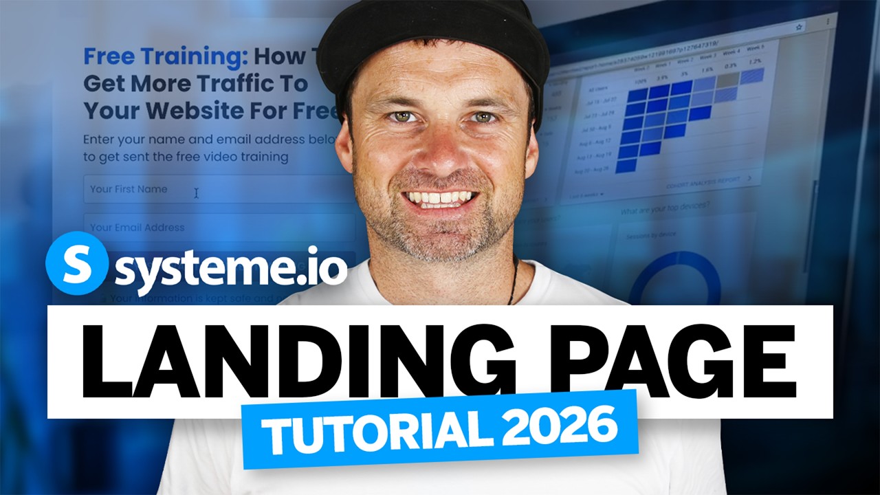 Systeme.io Landing Page Tutorial ✅ Full Step-By-Step Process