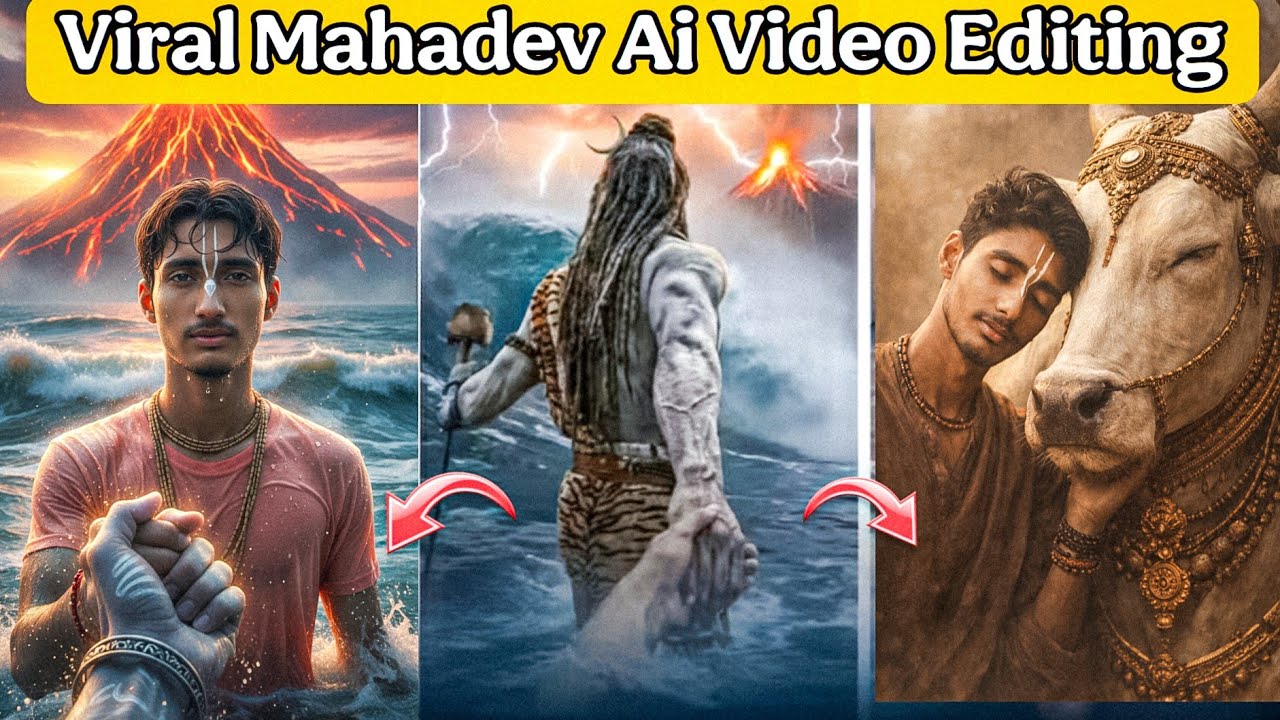 Instagram Viral Mahadev Ai Video Editing Tutorial 🔱