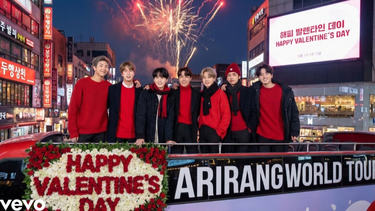 BTS - Happy Valentine’s Day ! Arirang World Tour (2026 Valentine’s Day Love Song)
