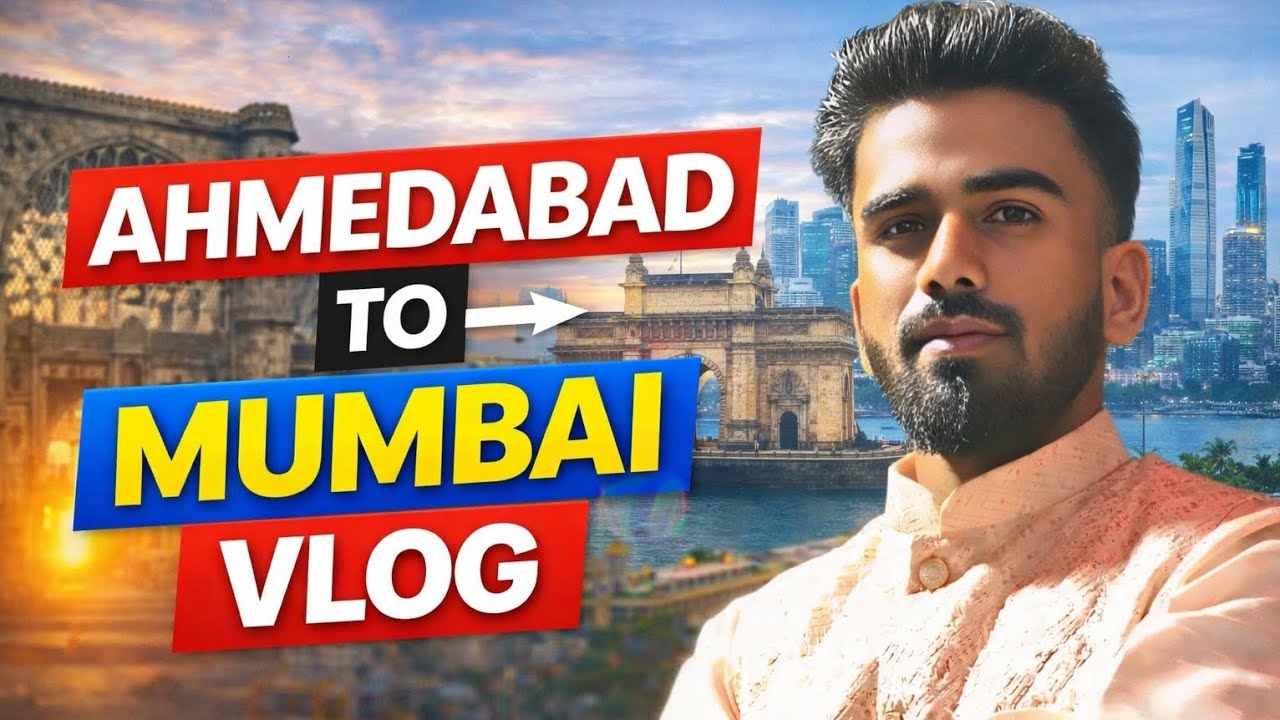 Ahmedabad to mumbai vlog for working || 