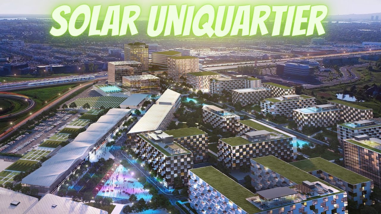 Solar Uniquartier entrance of Du Quartier Station