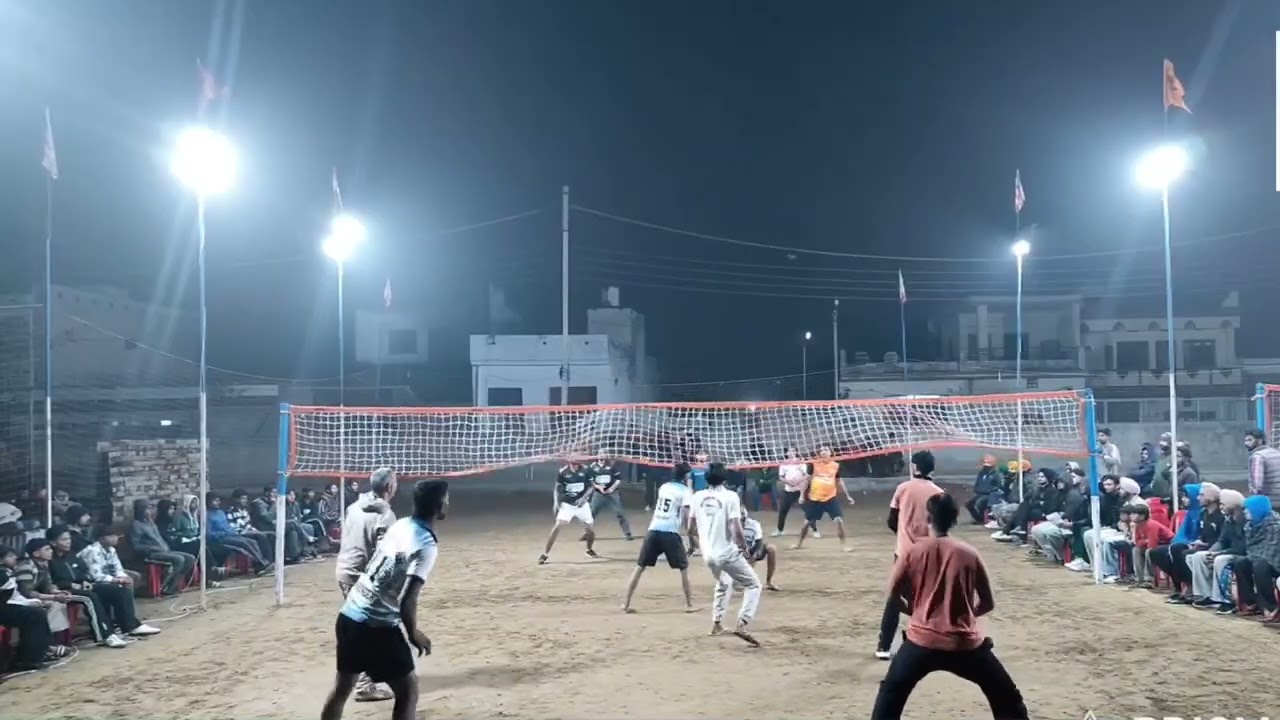 Jodhpuria (Chotu Majra) Vs Bareka (Suresh Ramkot) at Dhuri Shooting Volleyball Tournament 