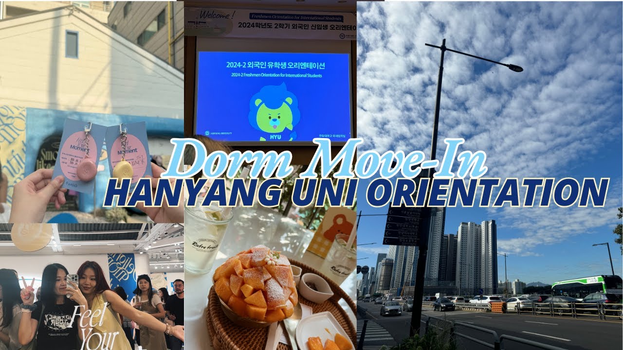 Study Abroad Diaries EP 2 | Hanyang Uni Orientation, Seongsu Pop-up store, Dorm Move-In