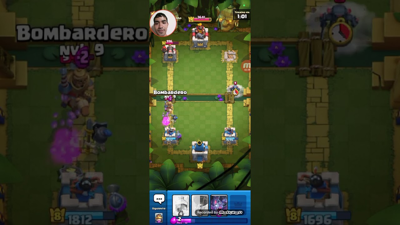 1 vs 1 en #clashroyale