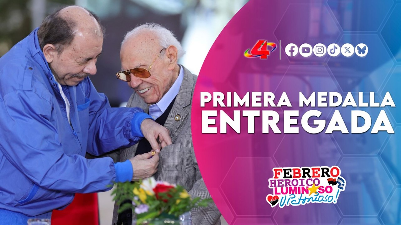 Resumen Especial: Copresidentes de Nicaragua entregan Medalla de la Reconciliación y la Paz🏅