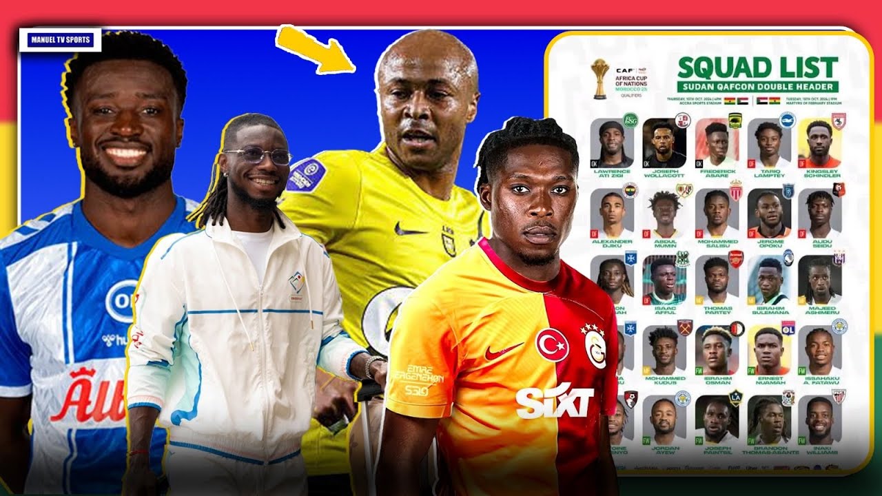 🇬🇭GHANA VS 🇦🇹AUSTRIA & 🇩🇪GERMANY-BLACK STARS PREDICTED FULL BACKS-ANDRÈ AYEW FIRST GOAL FOR NAC BRED