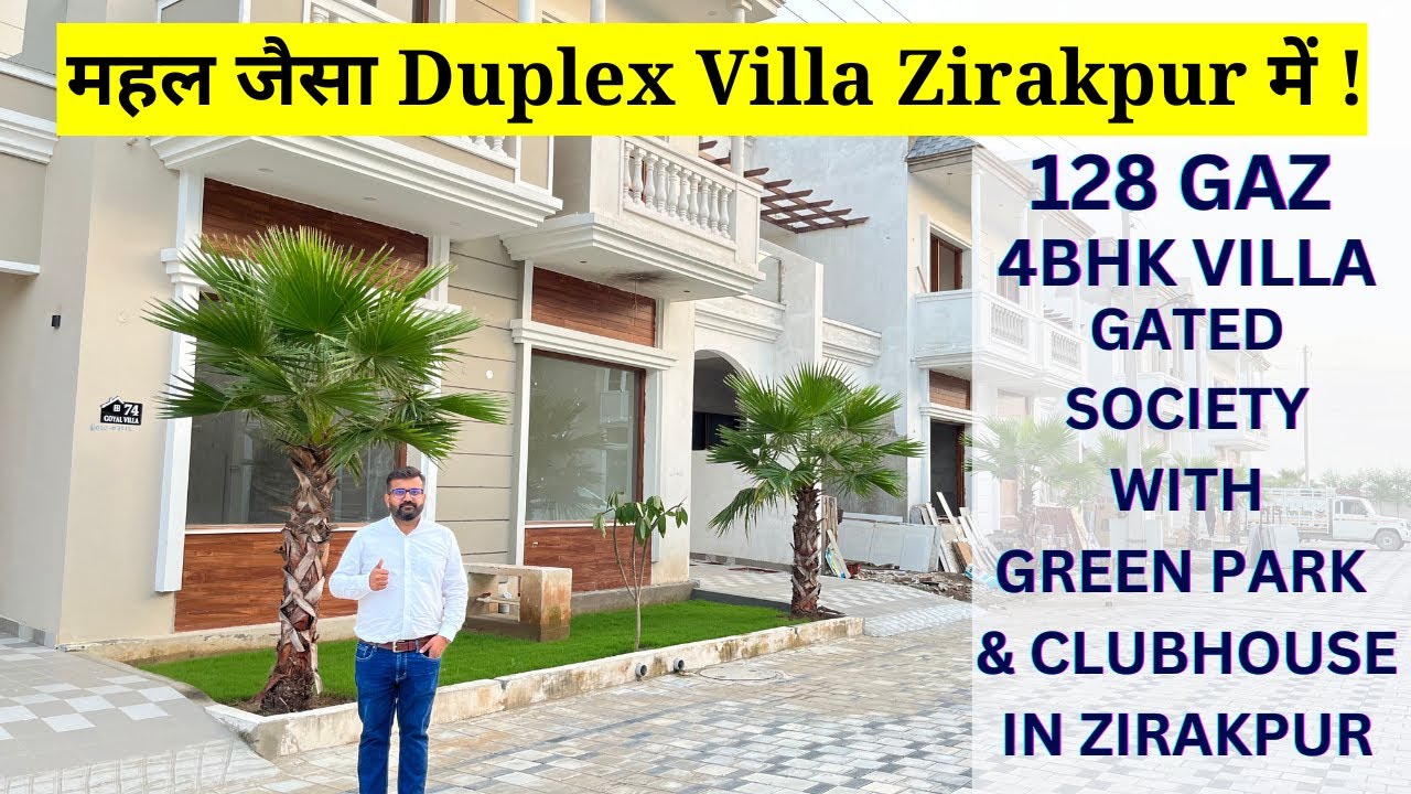 Luxury 4BHK Duplex Villa | महल जैसा Villa in Zirakpur | Duplex Villa in Zirakpur, Near Chandigarh
