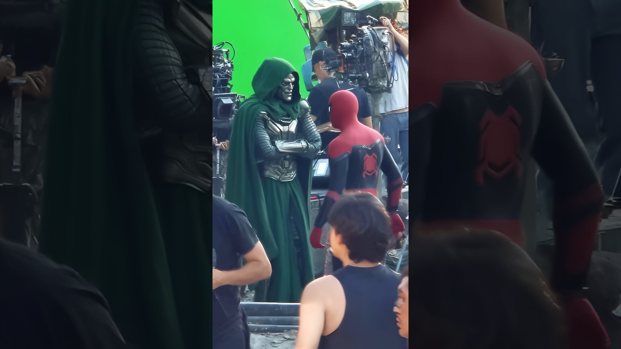 Spiderman Brand new day set leaks | Dr Doom Avengers Secret wars #spiderman #marvel #avengers