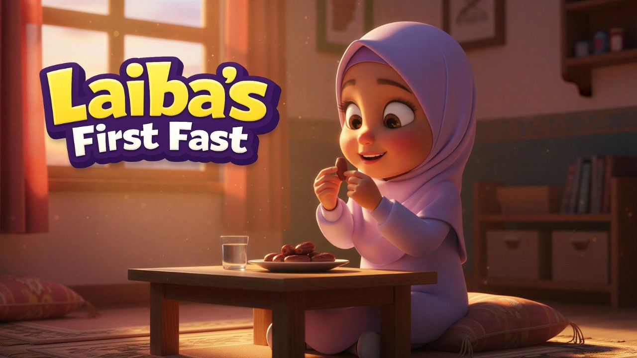 Laiba&rsquo;s First Fast 🌙 |A Story of Patience for Kids | Why Do Muslims Fast? 🕌 Laiba&rsquo;s Ramadan Journey