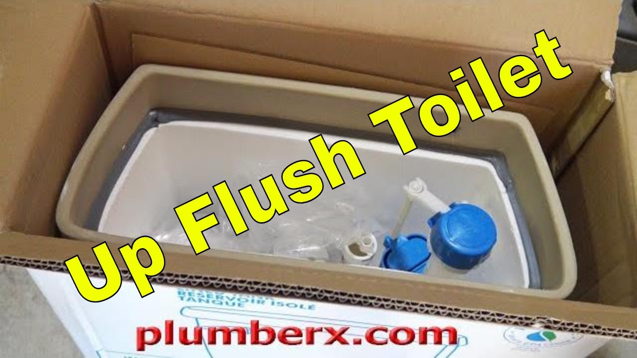 Up Flush Toilet 8/10 | How To Plumbing