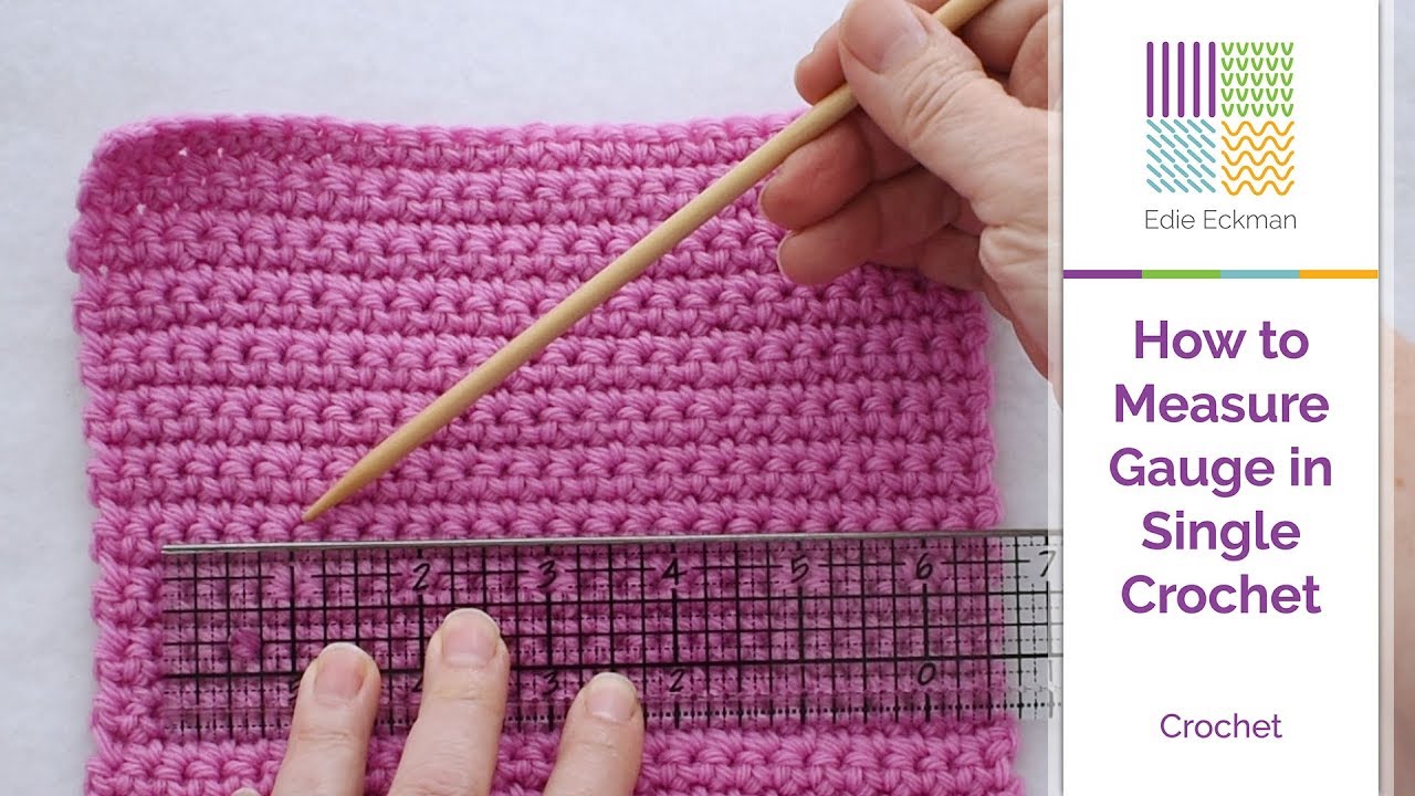 How to Measure Gauge in Single Crochet
