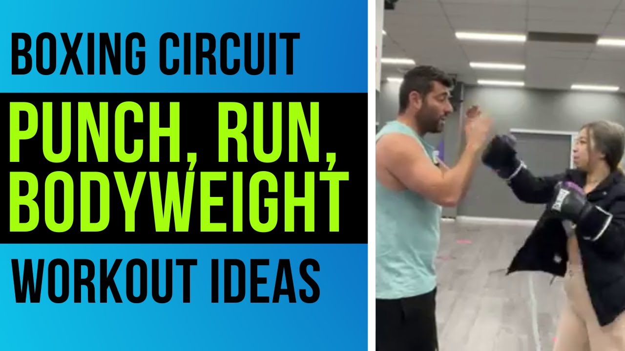Boxing Circuit Workout Ideas The “Punch, Run, Bodyweight” #shorts