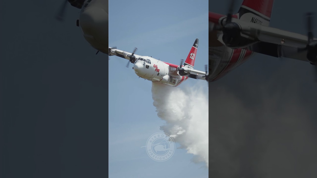 CAL FIRE #c130hercules T122 getting ready for the 2025 fire season