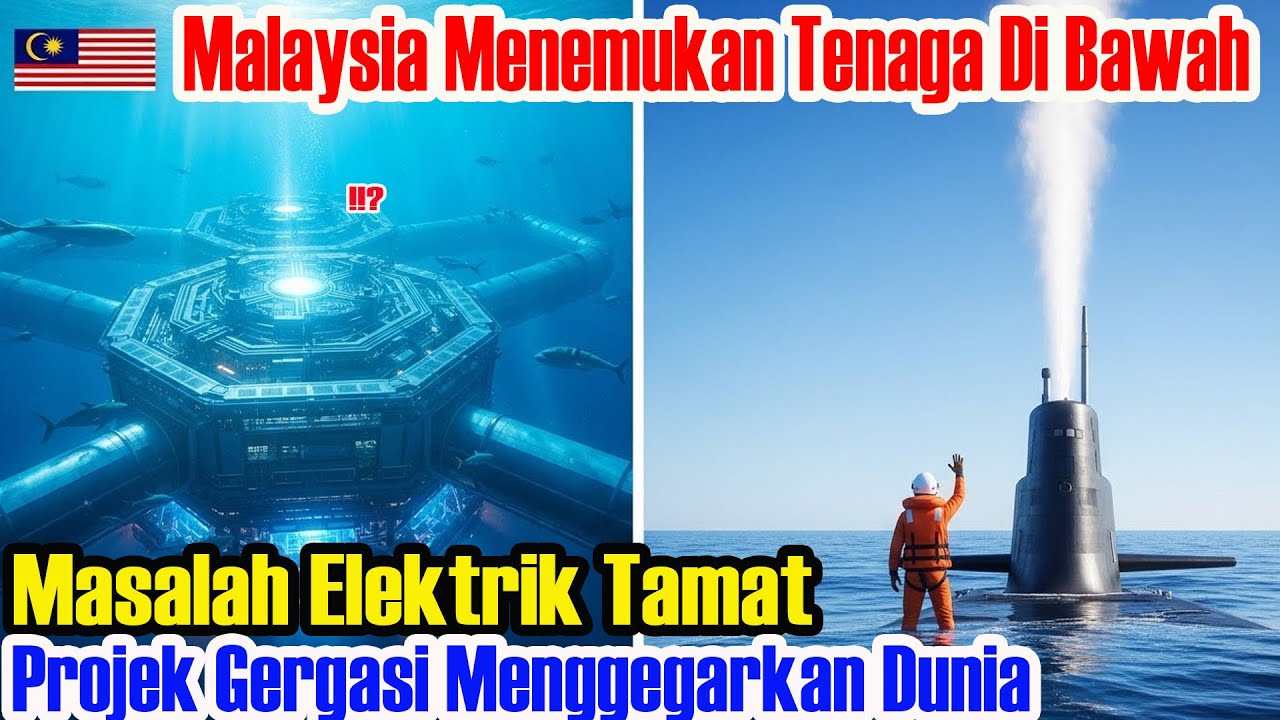 Malaysia tamat krisis elektrik! Tenaga laut dalam tanpa had Andaman, projek mega OTEC gegar dunia!!!