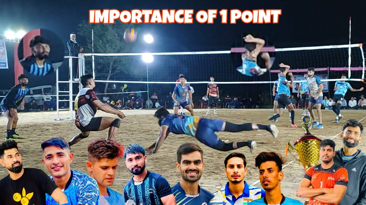 Set 4 Jhunjhunu Ajay Javed Khan vs Haryana Kalodia Vijay Pankaj volleyball match in Jhunjhunu