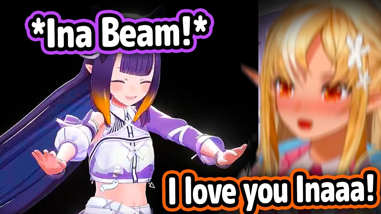 Flare's Reaction To Meeting Ina IRL At 6th Fes and Seeing Her Live Performance【Hololive】