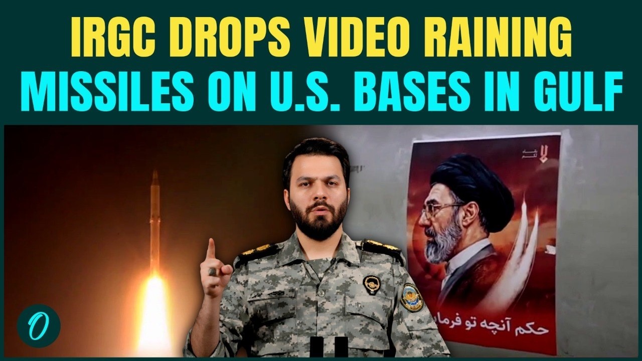 КСИР публикует видео БОМБАРДИРОВКИ баз США в Бахрейне и Катаре; выступает с ЖУТКИМ предупреждение...