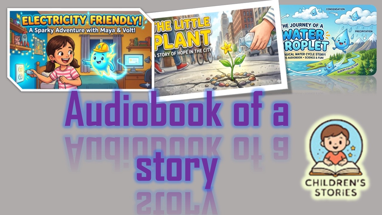 3 Magical Kids Stories Audiobook| Electricity, The Little Plant & Water Droplet Adventure