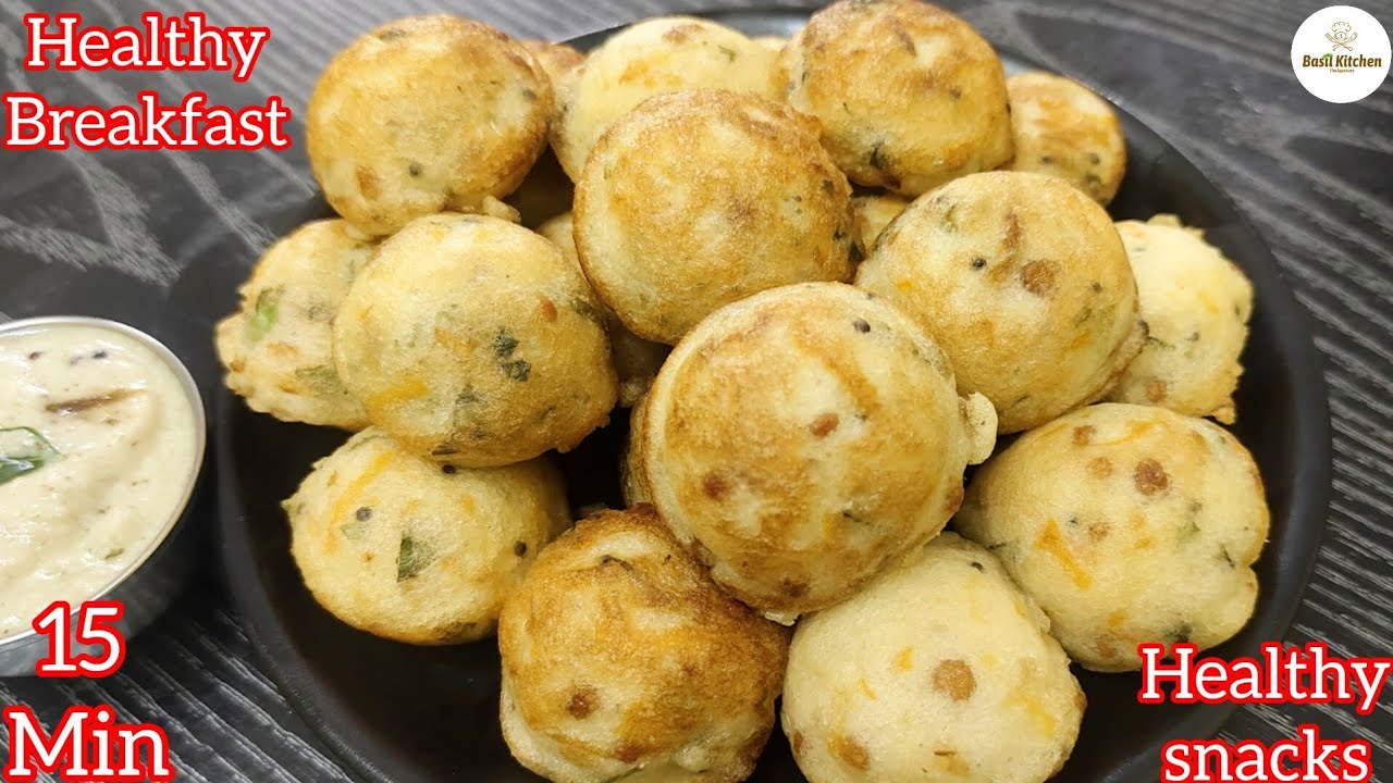 Kuzhi Paniyaram | குழி பணியாரம் | Kara paniyaram| Breakfast ideas| | Evening snacks | Basil kitchen