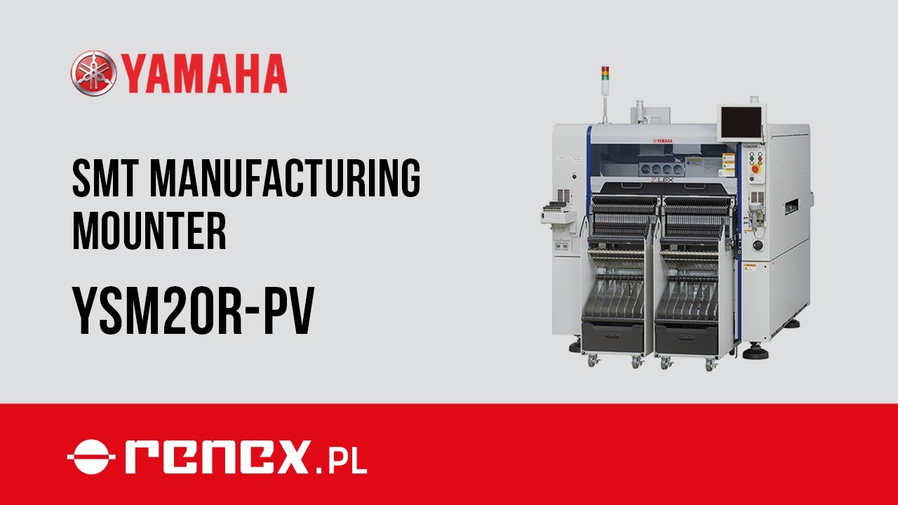 Yamaha’s latest, most flexible, and efficient premium mounter YSM20R-PV