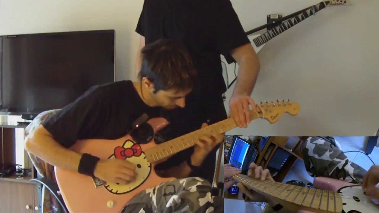 Paul Gilbert - Get Out Of My Yard - [cover with the amazing human capo!]