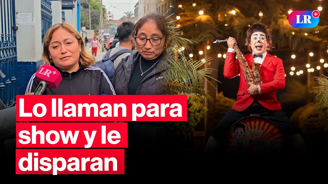 🔴PAYASITO TUKI TUKI: le dispararon el día del cumpleaños de su hija | #EnVivoLR