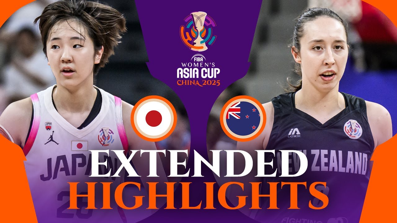 Japan 🇯🇵 vs New Zealand 🇳🇿 | Extended Highlights | FIBA Asia Cup Women 2025