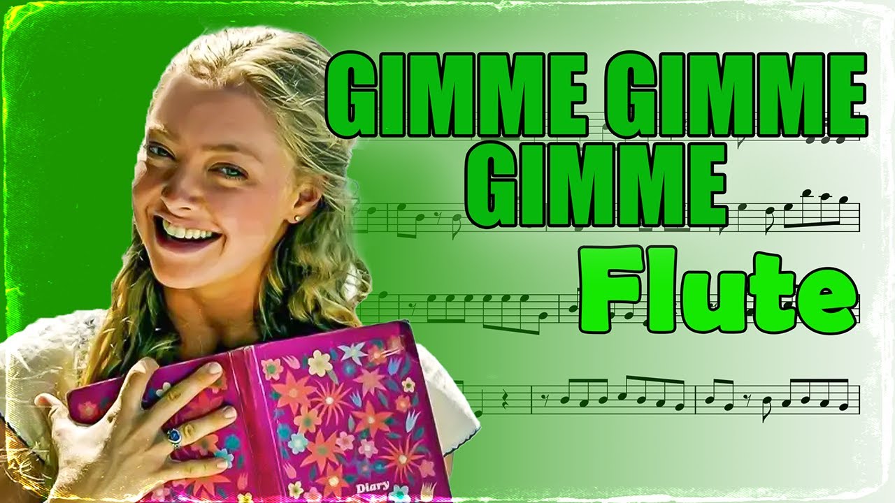 GIMME GIMME GIMME - FLUTE SHEET MUSIC | ASM