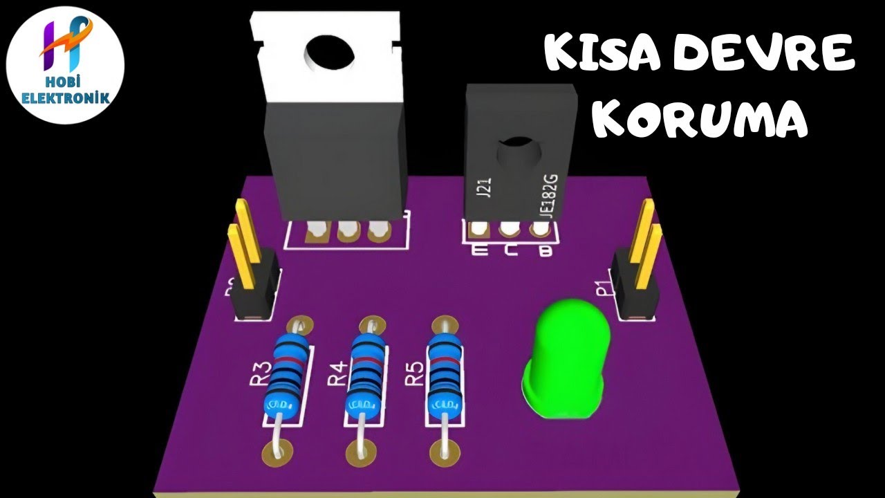 AŞIRI AKIM KORUMA DEVRESİ KISA DEVRE KORUMA DEVRESİ Y&Uuml;KSEK HASSASİYET #irfz44n #bd139 #diy