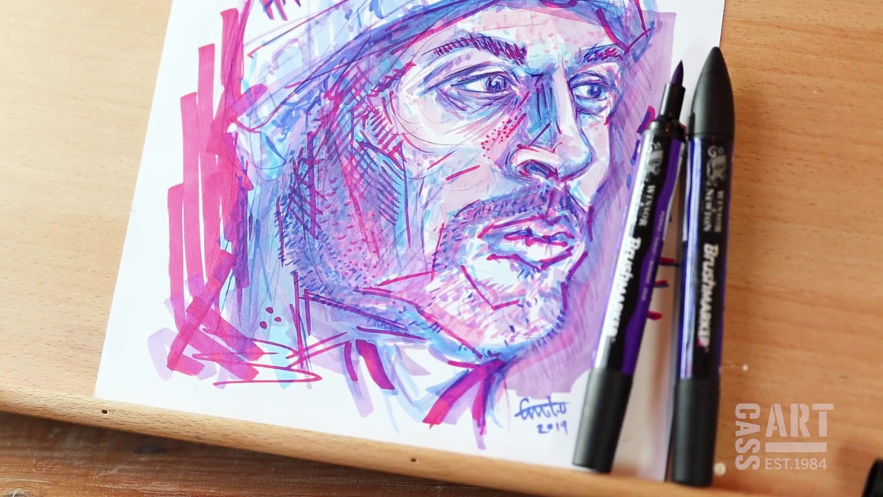 How to with Cass Art: Brush Markers