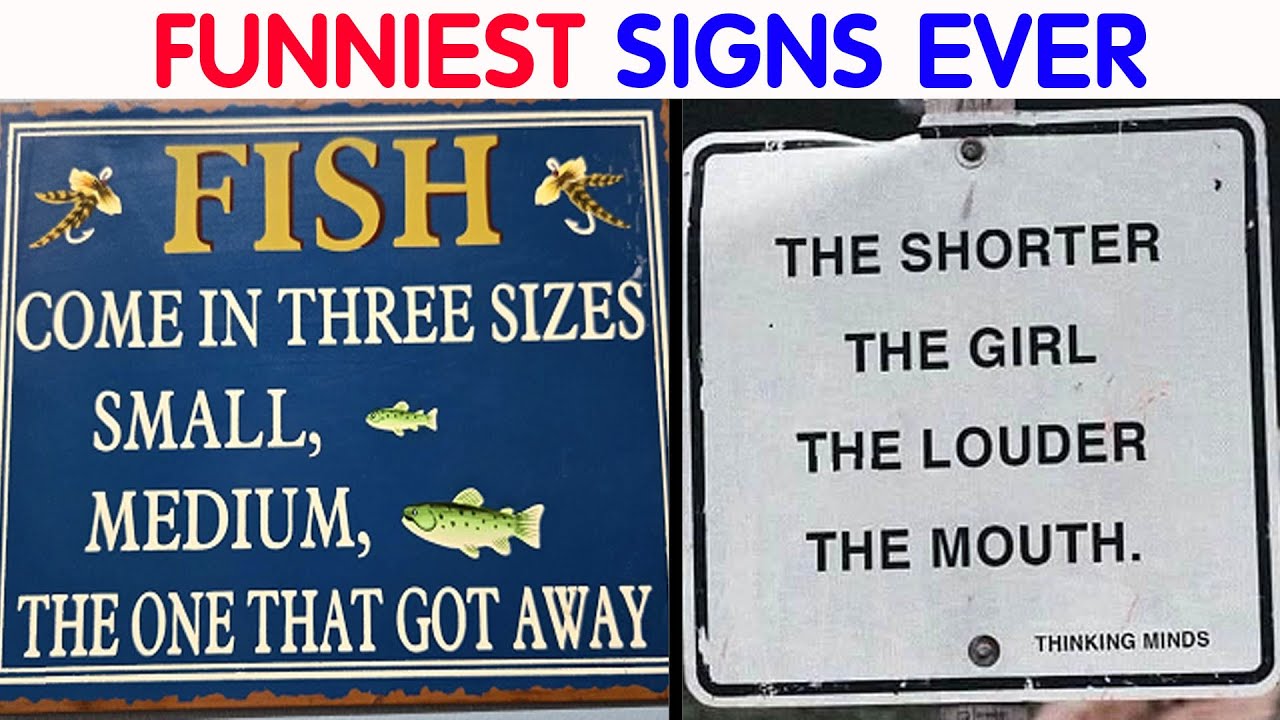 Absolutely Dumb Signs For Those In Need Of A Good Laugh  video compilation #5