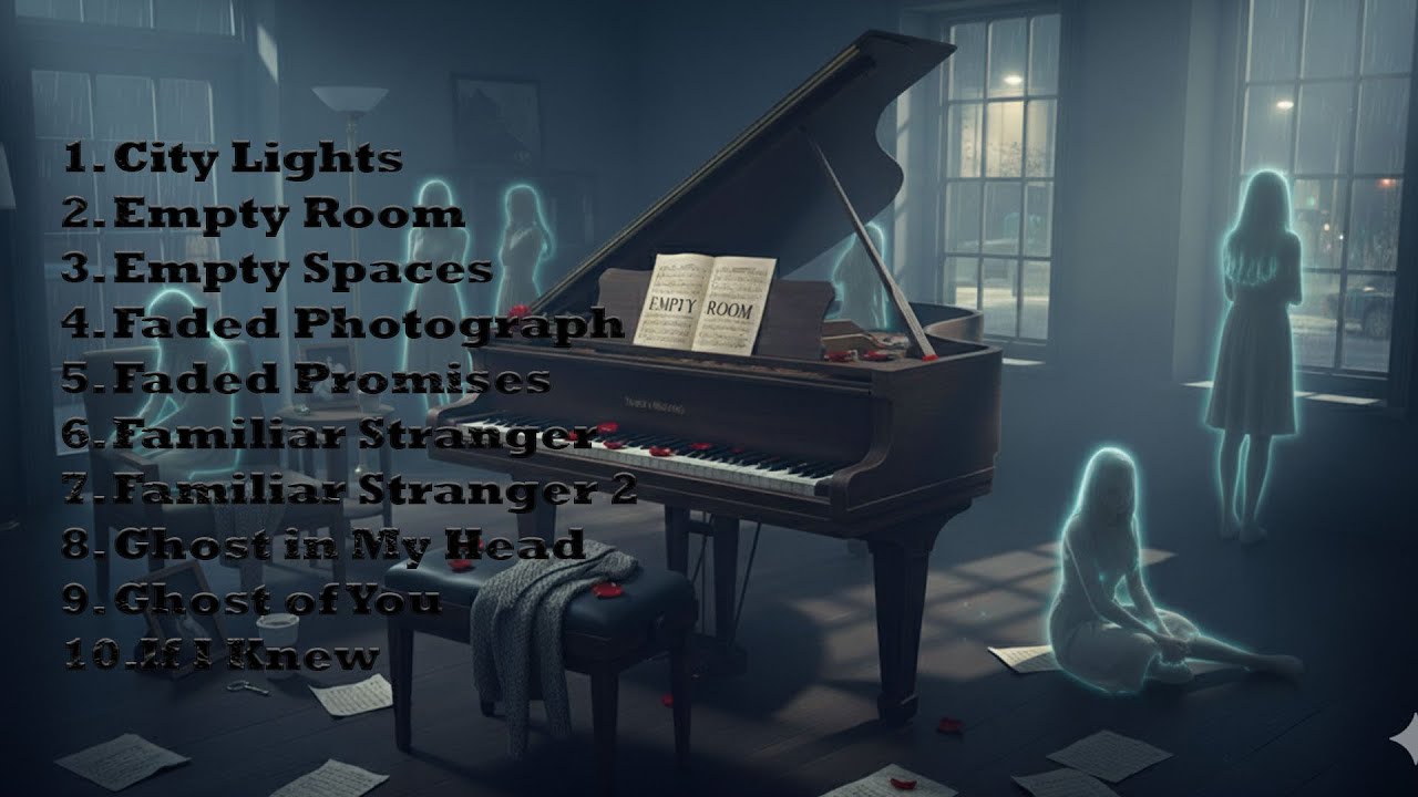 💔City Lights & Faded Promises-10 Sad Piano Songs for a Lonely Night | Lofi Sad Music for Alone Time