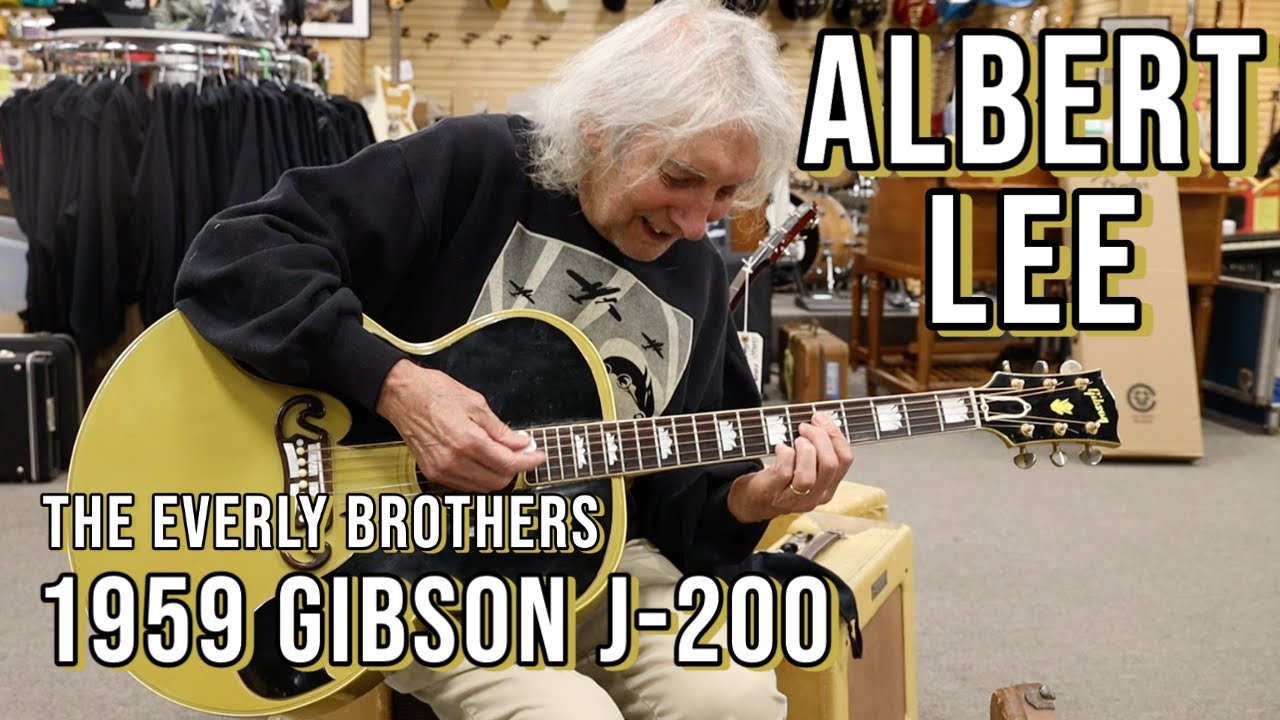 The Everly Brothers 1959 Gibson J-200 that Albert Lee is playing at Norman's Rare Guitars!!!