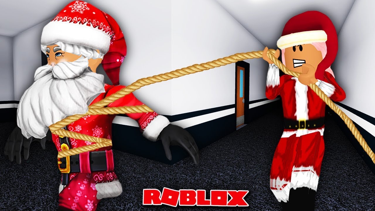 TRYING TO CATCH SANTA IN FLEE THE FACILITY | Roblox